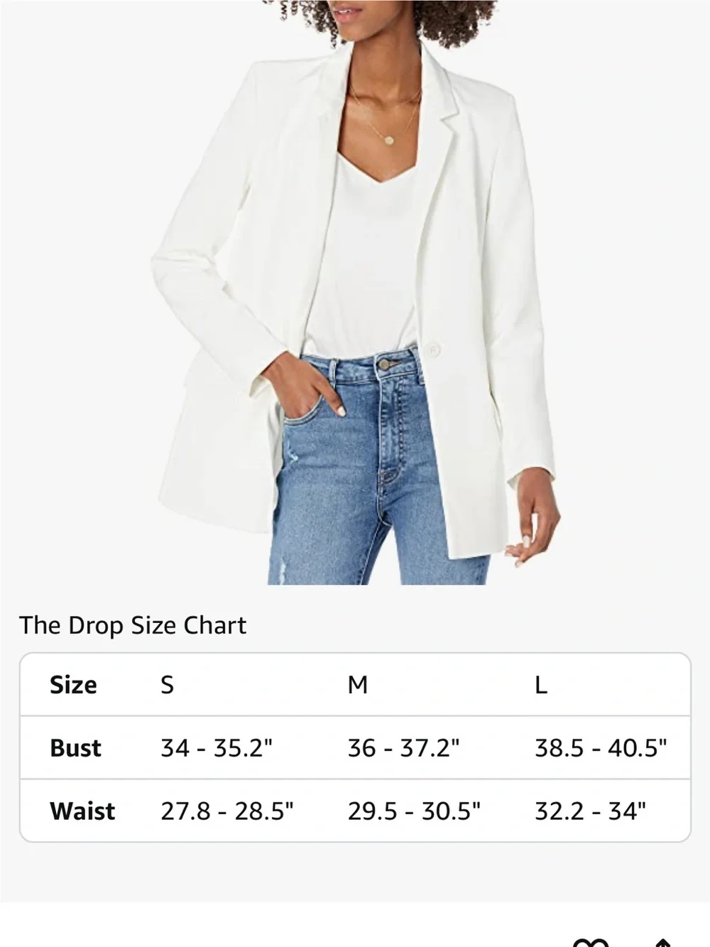 Tailored Cream Single-Button Blazer for Women